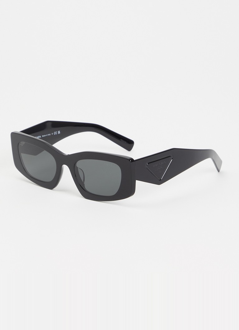 Prada Dames Cat eye zonnebril PR D03SD Zwart - Deal