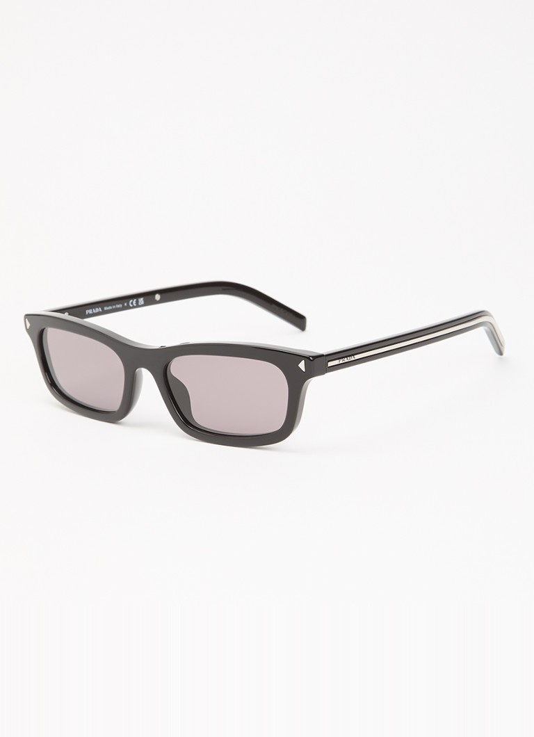 Prada Dames Retro zonnebril PR D05S Zwart - Deal