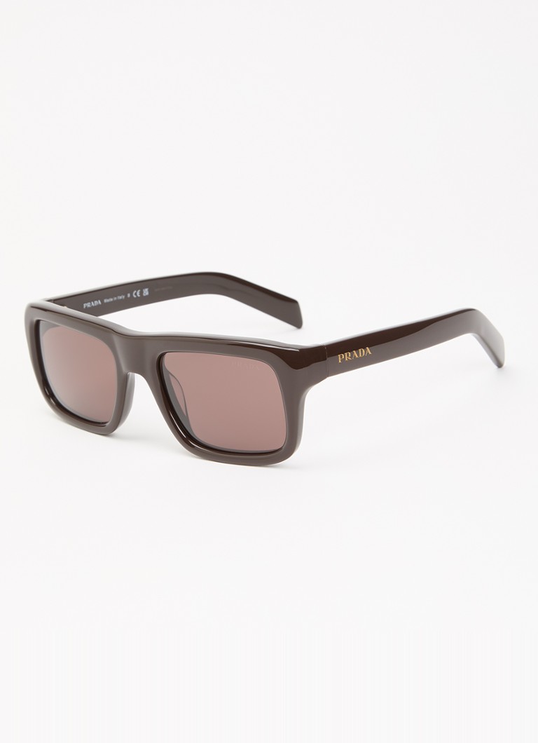 Prada Dames Retro zonnebril PR D11S Bruin - Deal
