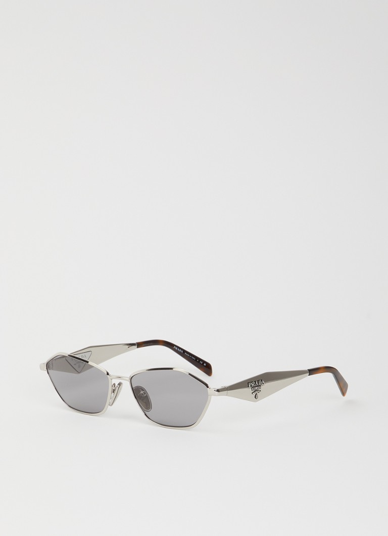 Prada Heren Retro zonnebril PR D50S Zilver - Deal