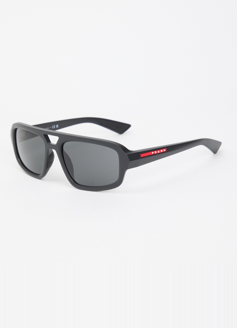 Prada Linea Rossa Dames Piloten zonnebril PS B11SU Grijs - Deal