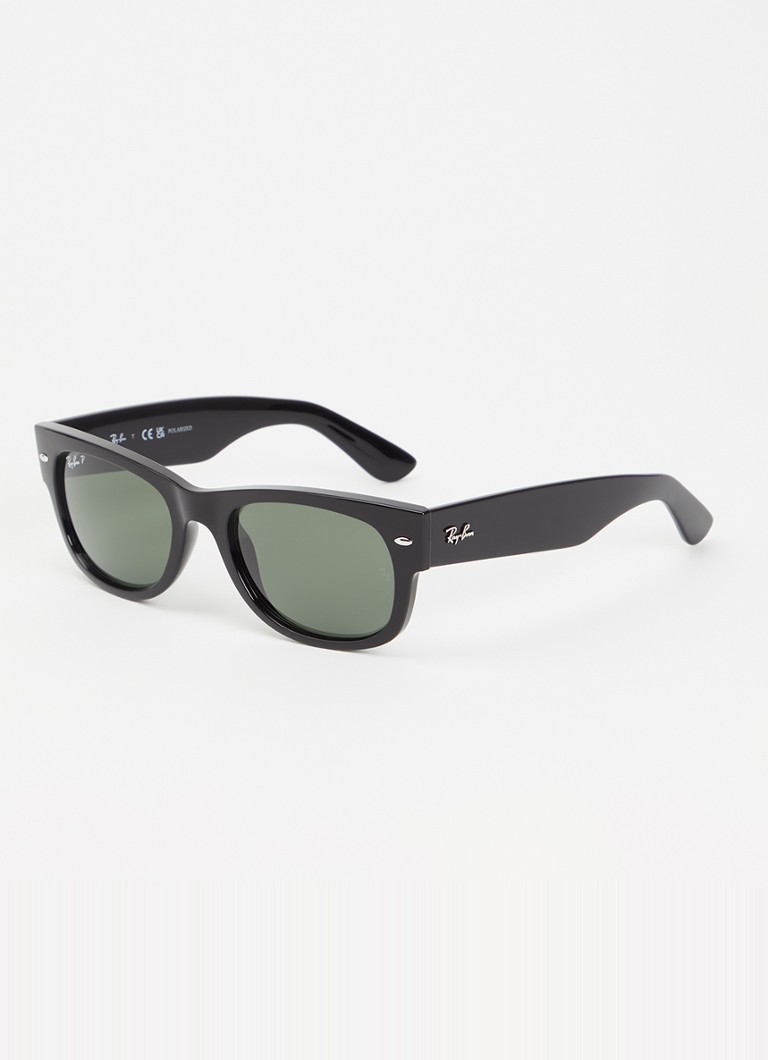 Ray-Ban Dames Mega Wayfarer II zonnebril gepolariseerd RB0832S Zwart - Deal