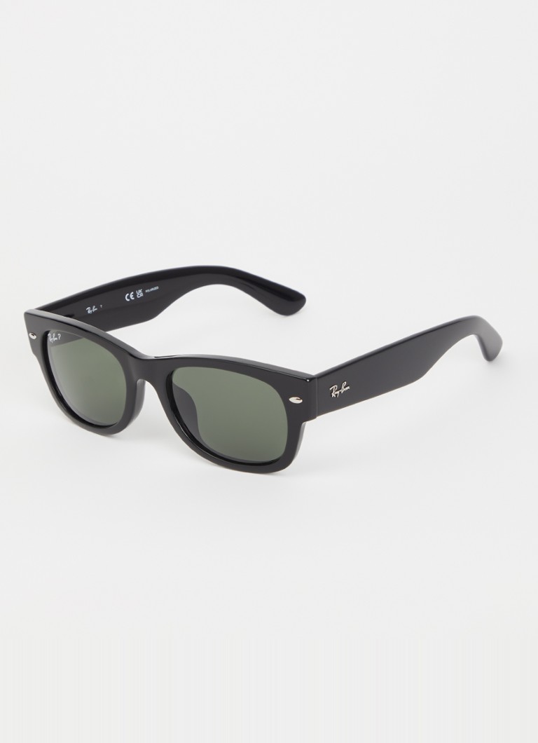 Ray-Ban Dames Mega Wayfarer II zonnebril gepolariseerd RB0832SF Zwart - Deal