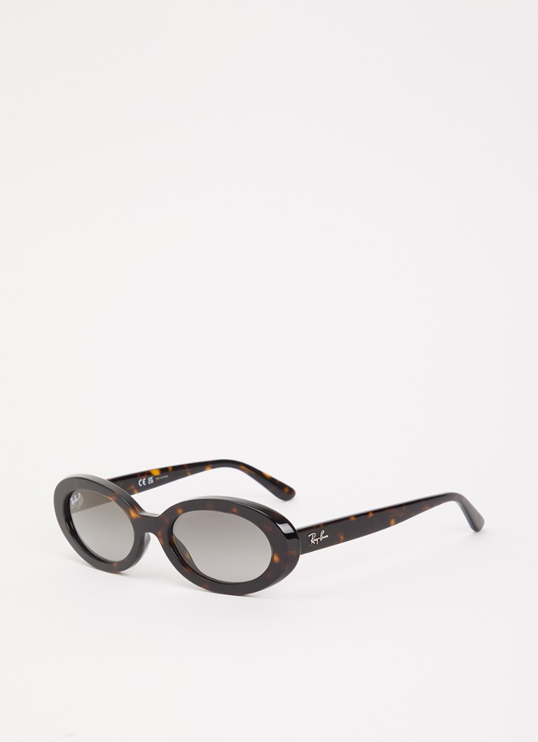 Ray-Ban Dames Cat Eye zonnebril gepolariseerd RB2223 Donkerbruin - Deal