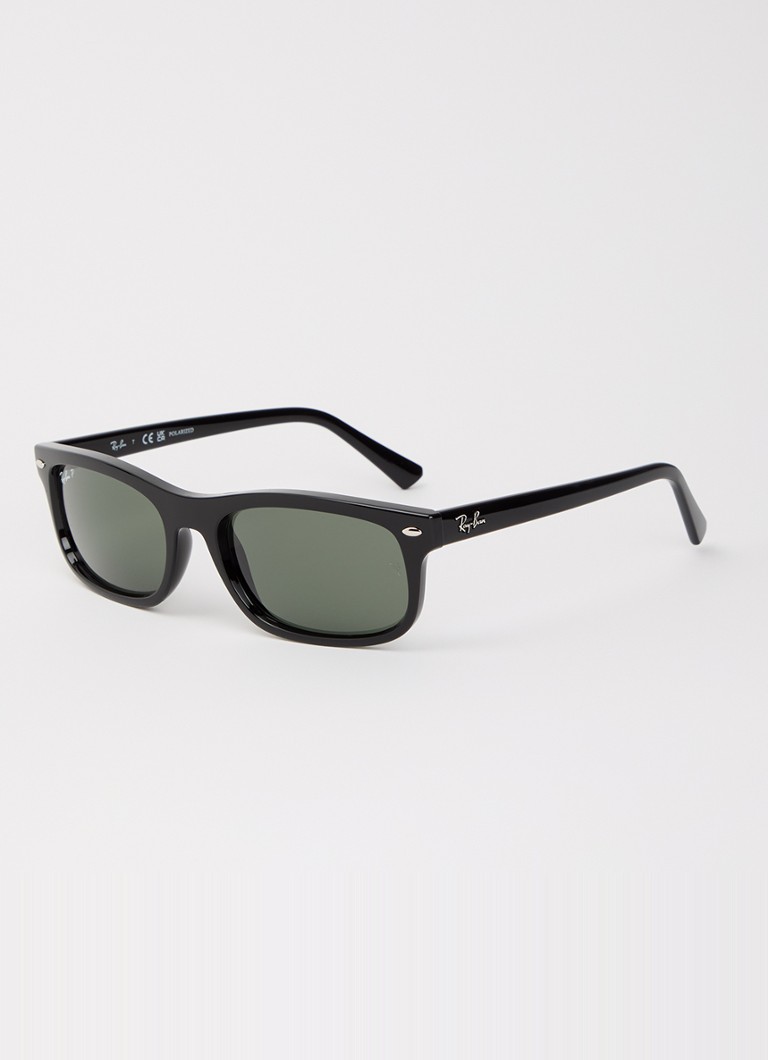 Ray-Ban Dames Wayfarer zonnebril gepolariseerd RB2224 Diepzwart - Deal
