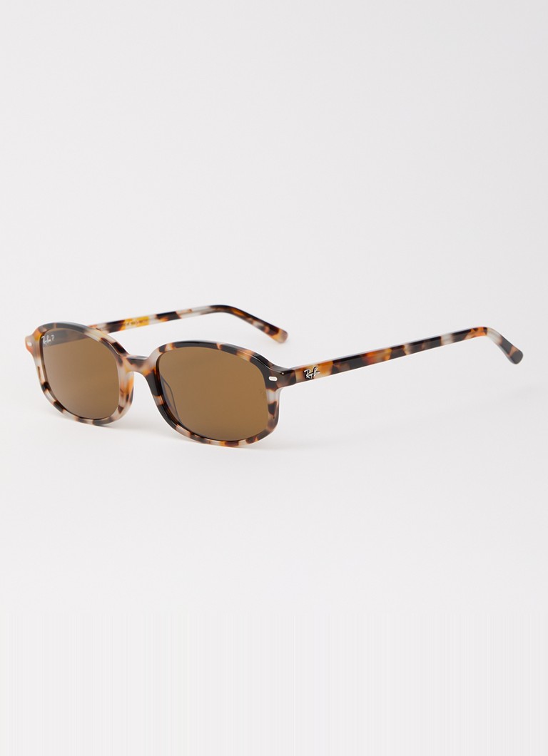 Ray-Ban Dames Retro zonnebril gepolariseerd RB2232 Camel - Deal