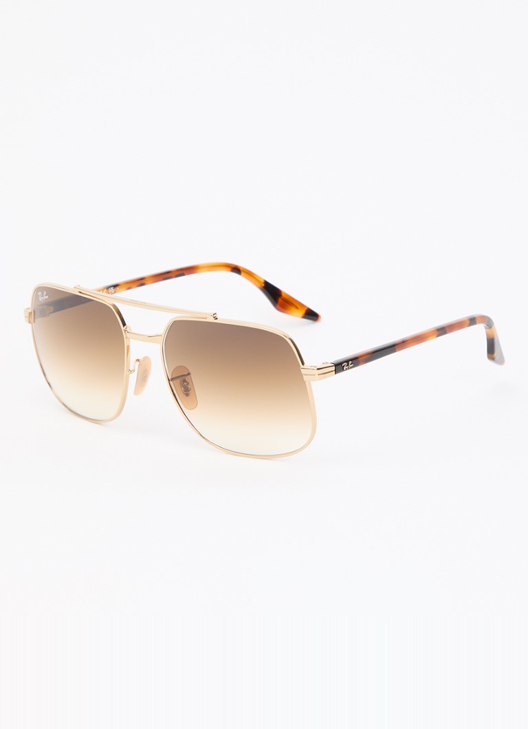 Ray-Ban Dames Piloten zonnebril RB3699 Goud - Deal