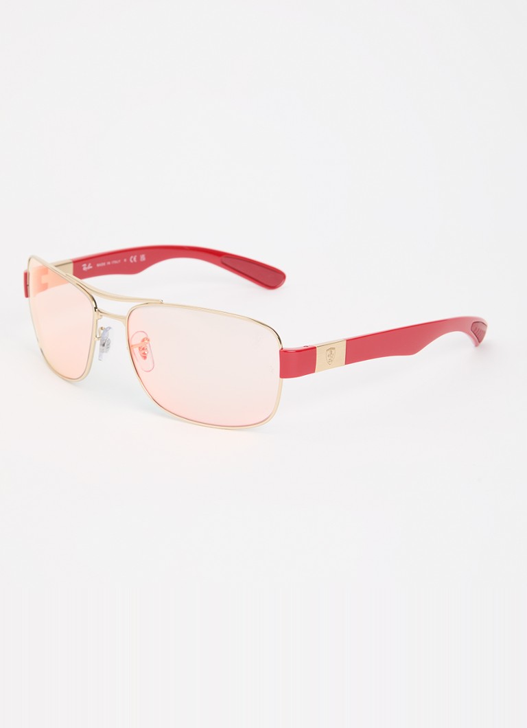 Ray-Ban Dames Scuderia Ferrari Collection zonnebril RB3763M Goud - Deal