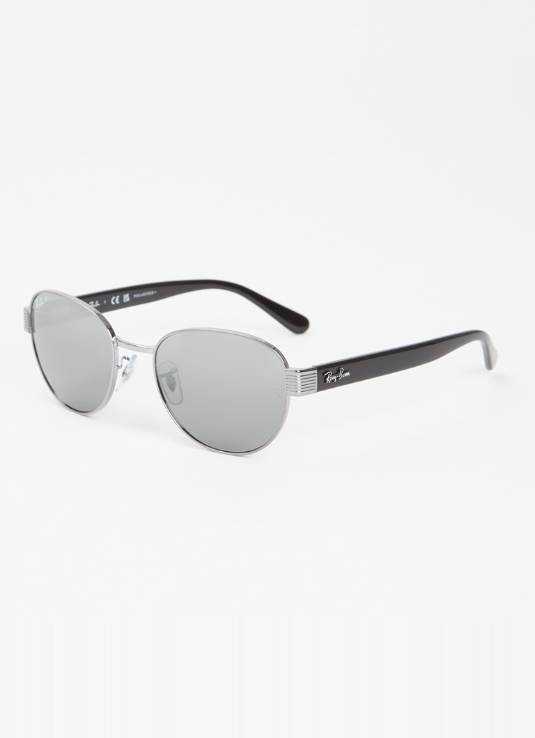 Ray-Ban Dames Retro zonnebril gepolariseerd RB3766CH Antraciet - Deal