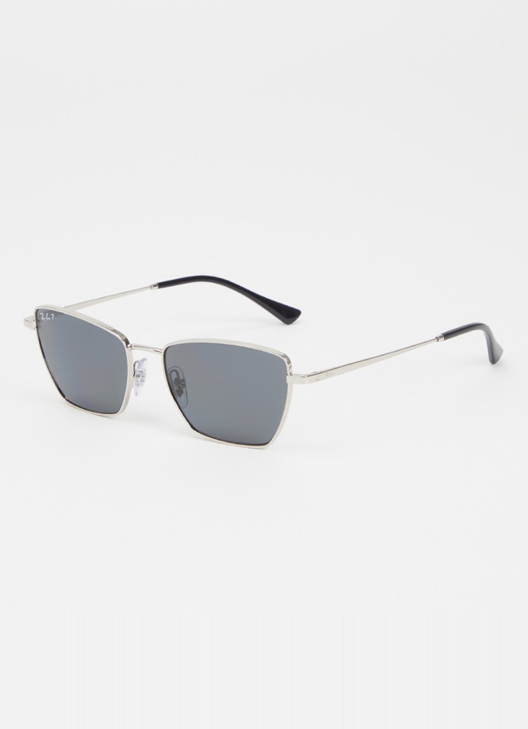 Ray-Ban Dames Retro zonnebril gepolariseerd RB3783 Zilver - Deal