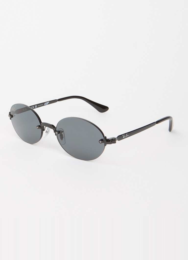 Ray-Ban Dames Retro zonnebril gepolariseerd RB3929 Zwart - Deal