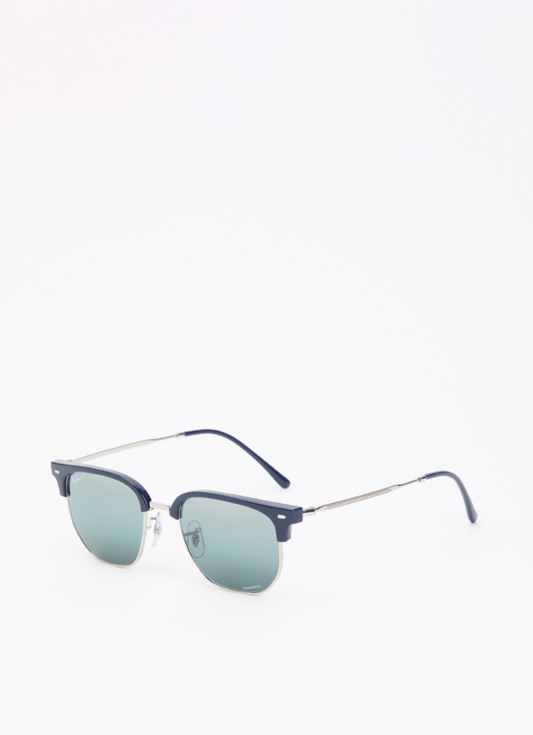 Dames New Clubmaster wayfarer zonnebril RB4416 - Gepolariseerd, Donkerblauw