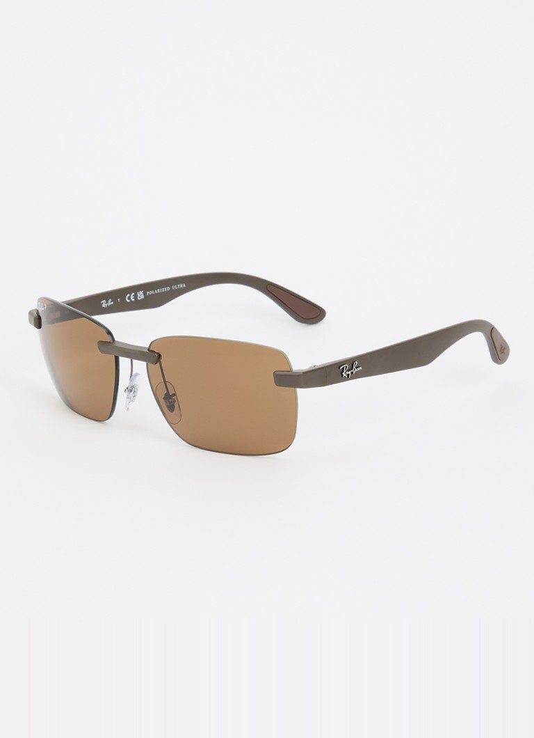 Dames Retro zonnebril 0RB4470CH - Gepolariseerd, Donkerbeige