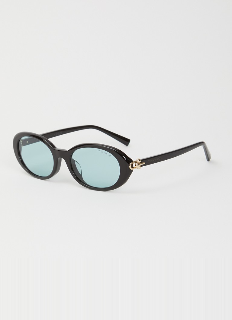 Tiffany & Co. Dames Retro zonnebril TF4242D Zwart - Deal