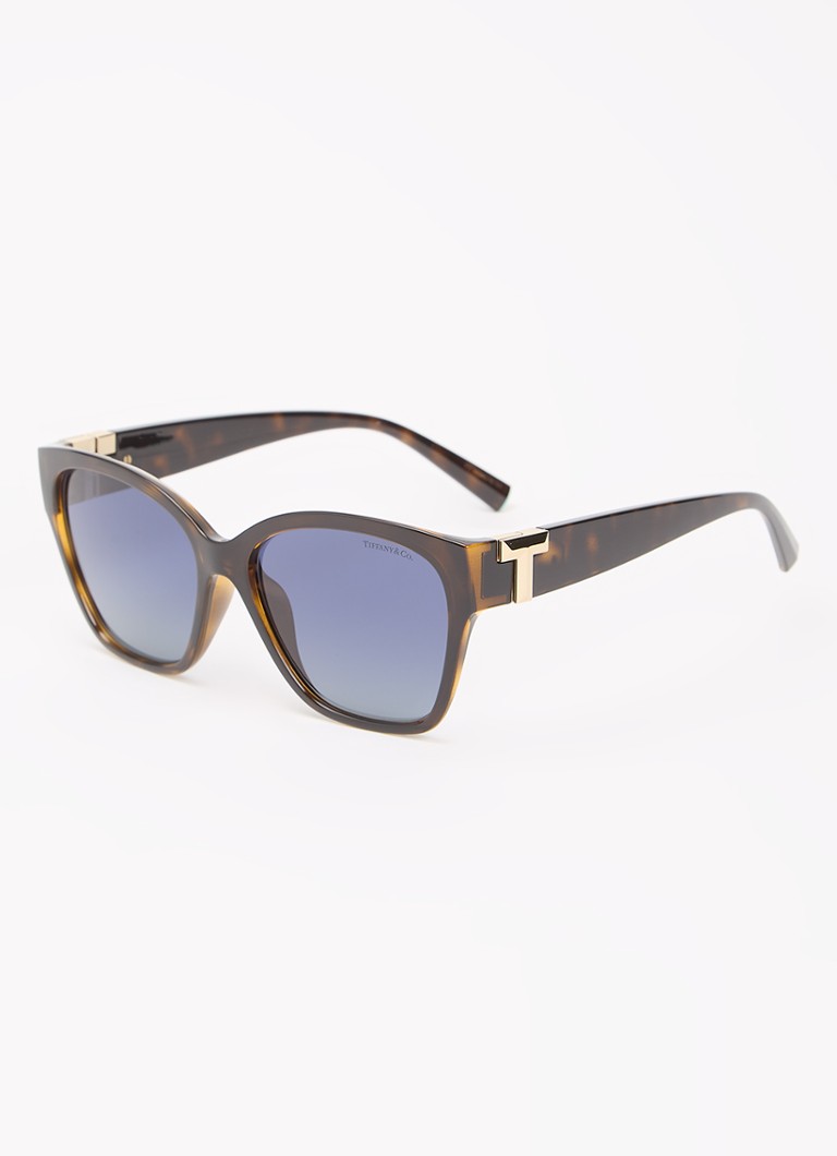 Tiffany & Co. Dames Butterfly zonnebril gepolariseerd TF 4254U Donkerblauw