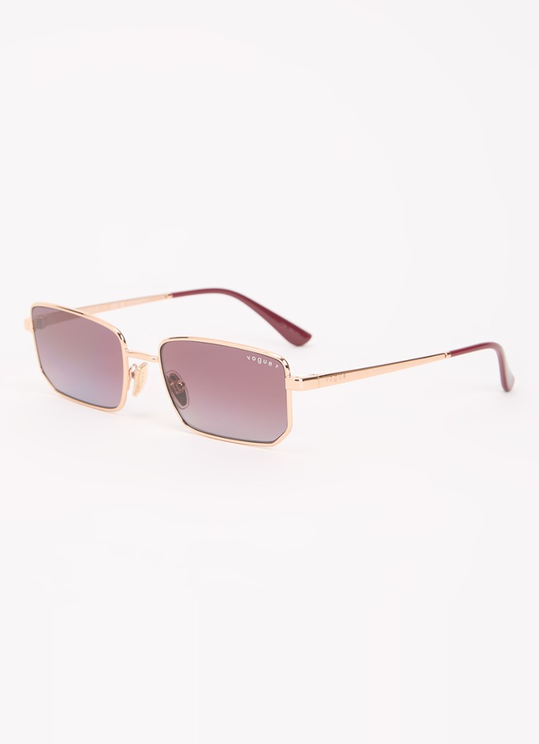 VOGUE Dames Retro zonnebril gepolariseerd VO4352S Roségoud - Deal