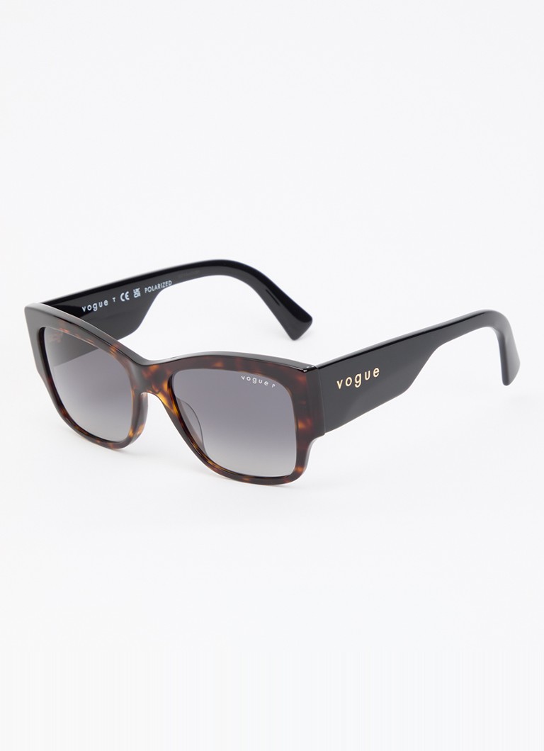 VOGUE Dames Butterfly zonnebril VO5462S Donkerbruin - Deal