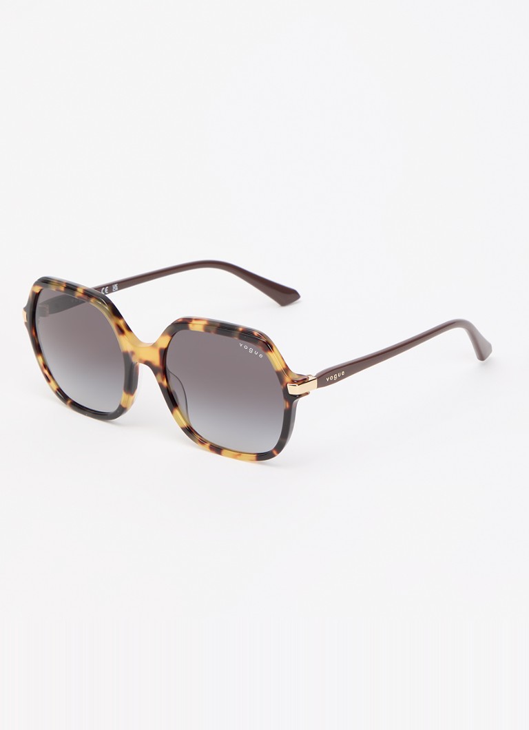 VOGUE Dames Retro zonnebril 0V05561S Bruin - Deal