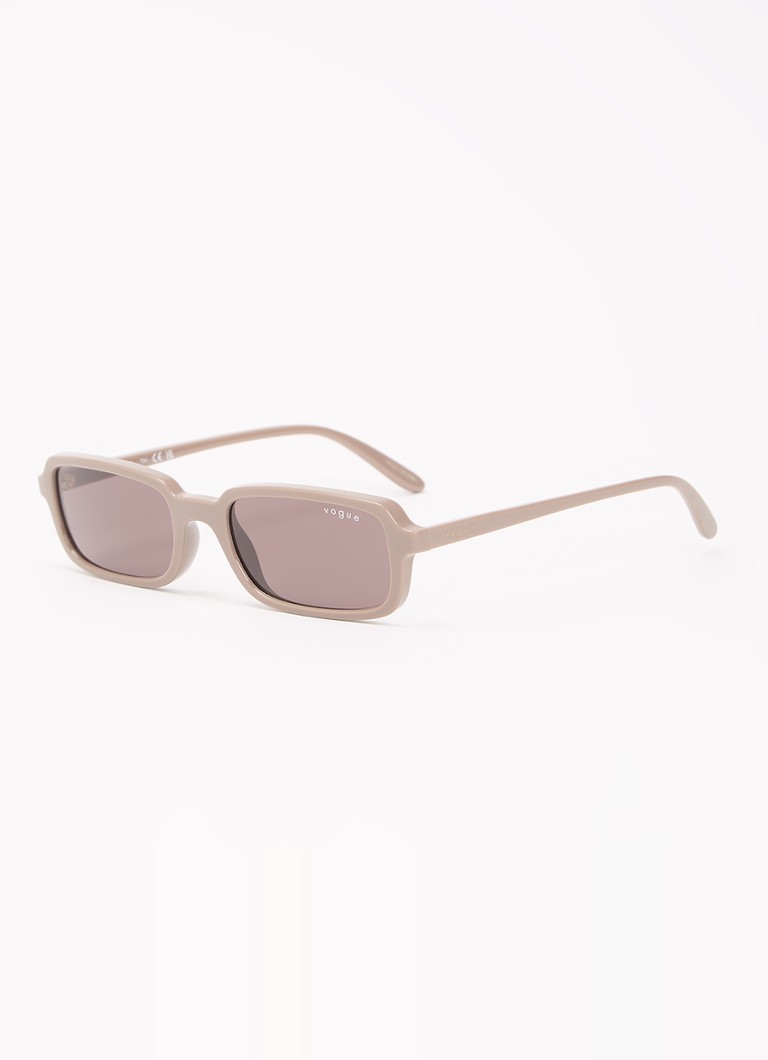 VOGUE Dames Wayfarer zonnebril VO5666S Donkerbeige - Deal