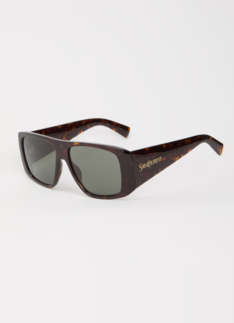 Saint Laurent Dames Wayfarer zonnebril SL832 Donkerbruin