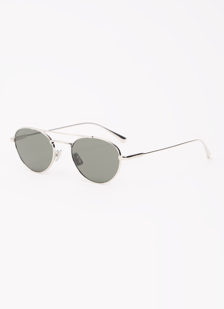 Saint Laurent Dames Piloten zonnebril SL 97 Zilver