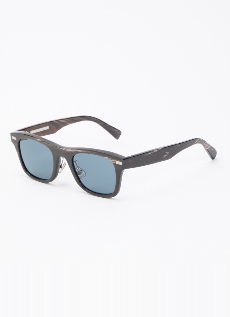 Brunello Cucinelli Heren Wayfarer zonnebril BC8503S Antraciet - Deal
