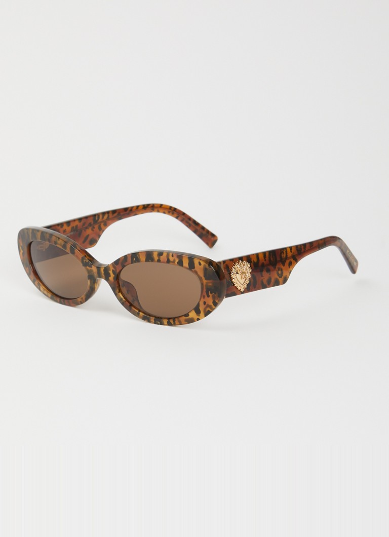 Dolce & Gabbana Dames Retro zonnebril DG4537 Bruin - Deal