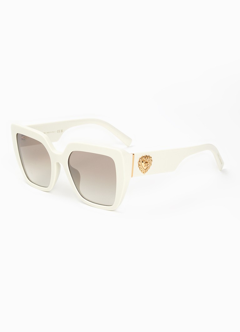 Dolce & Gabbana Dames Butterfly zonnebril DG4538 Wit
