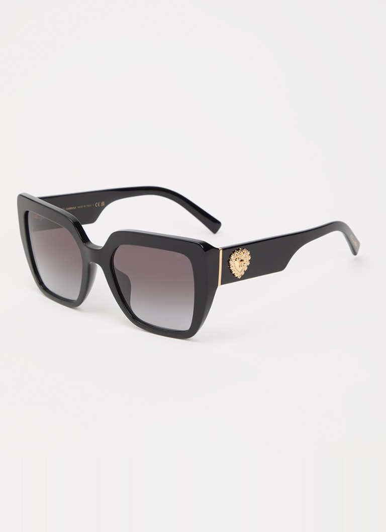 Dolce & Gabbana Dames Butterfly zonnebril DG4538 Zwart