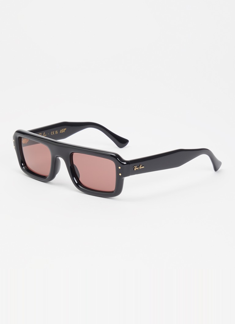 Ray-Ban Heren Flacko Puffer zonnebril RB4954 Zwart - Deal