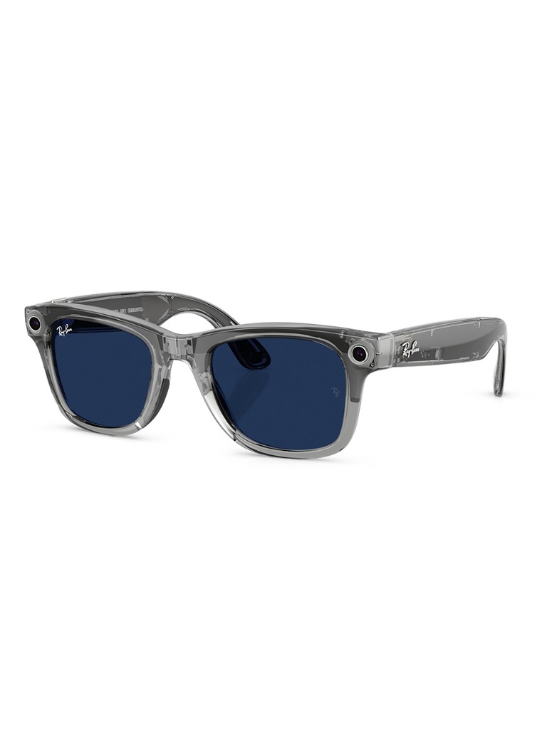 Ray-Ban Heren Meta Wayfarer zonnebril RW4012 Grijs - Deal