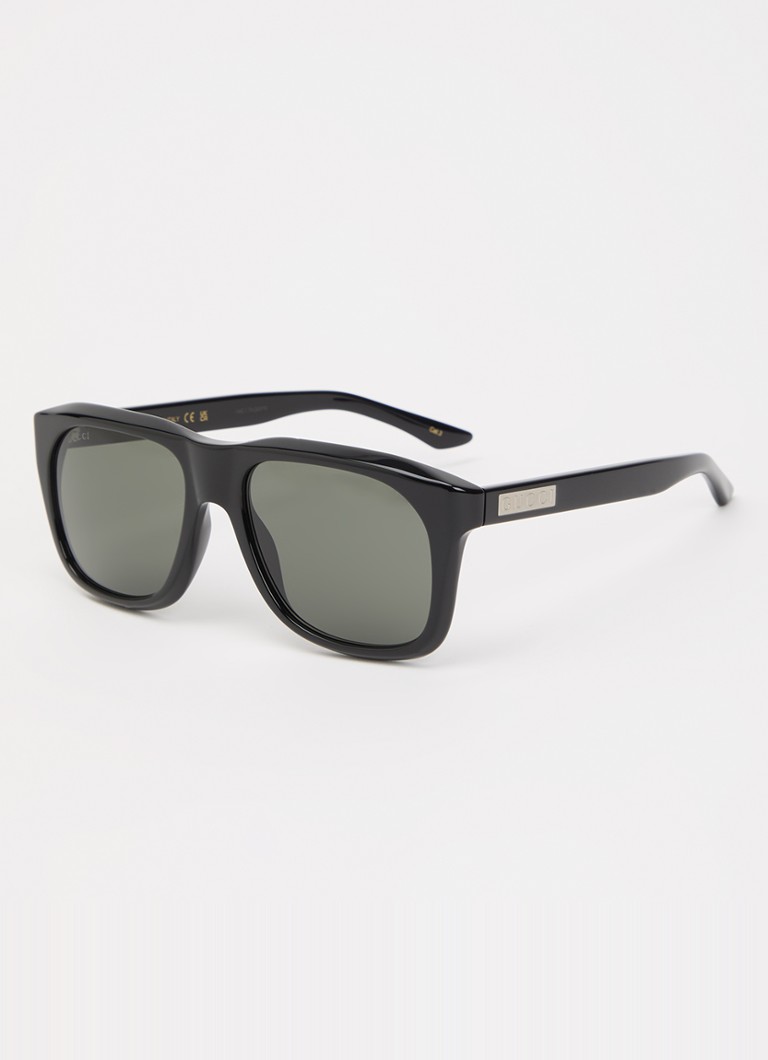 Gucci Dames Wayfarer zonnebril GG2077S Zwart