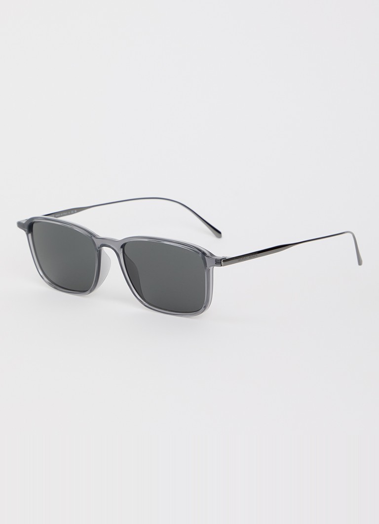 Armani Heren Wayfarer zonnebril AR8264U Grijs - Deal