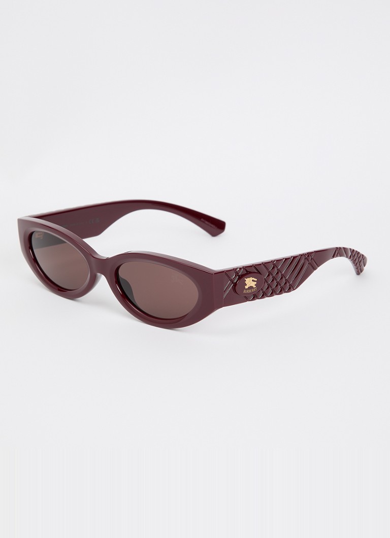 Burberry Dames Cat Eye zonnebril BE4505U Bordeauxrood - Deal