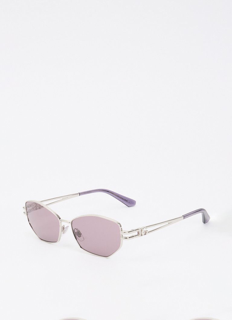 Dolce & Gabbana Dames Retro zonnebril DG2338 Zilver - Deal