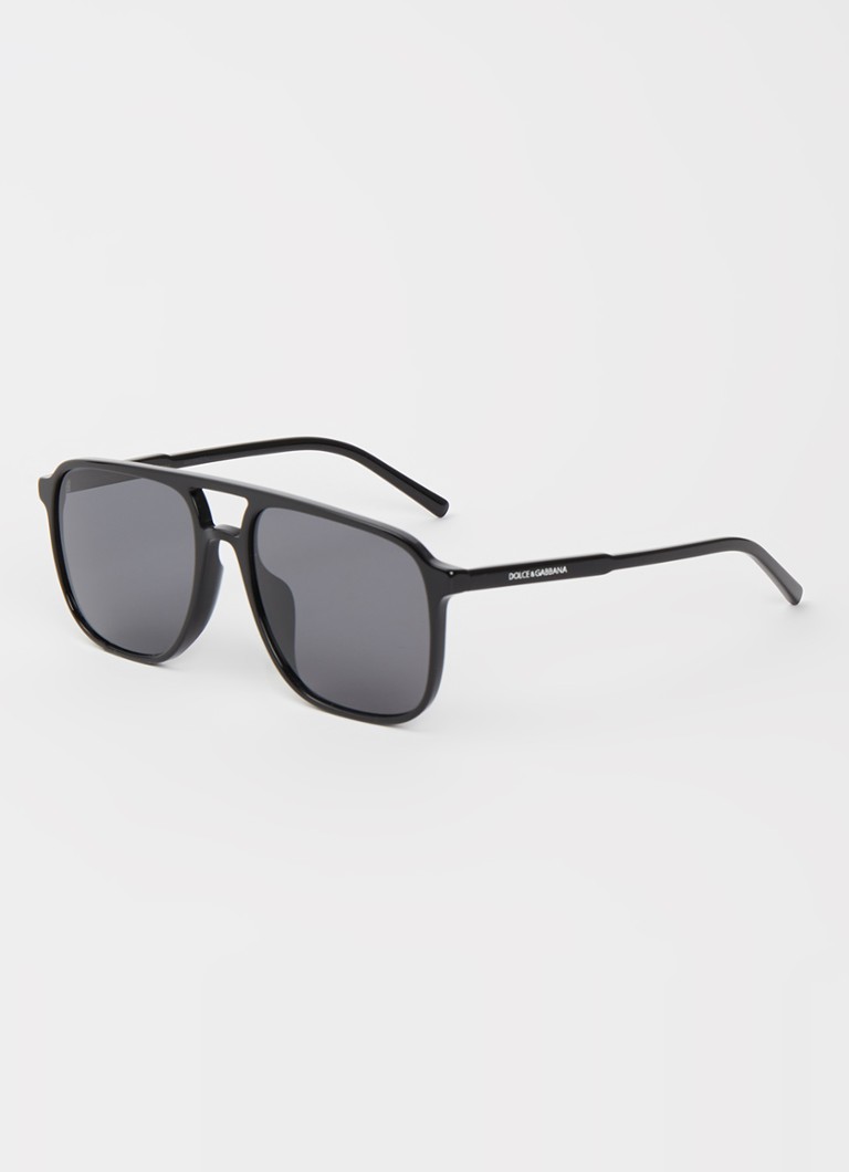 Dolce & Gabbana Dames Piloten zonnebril DG4423F Zwart - Deal