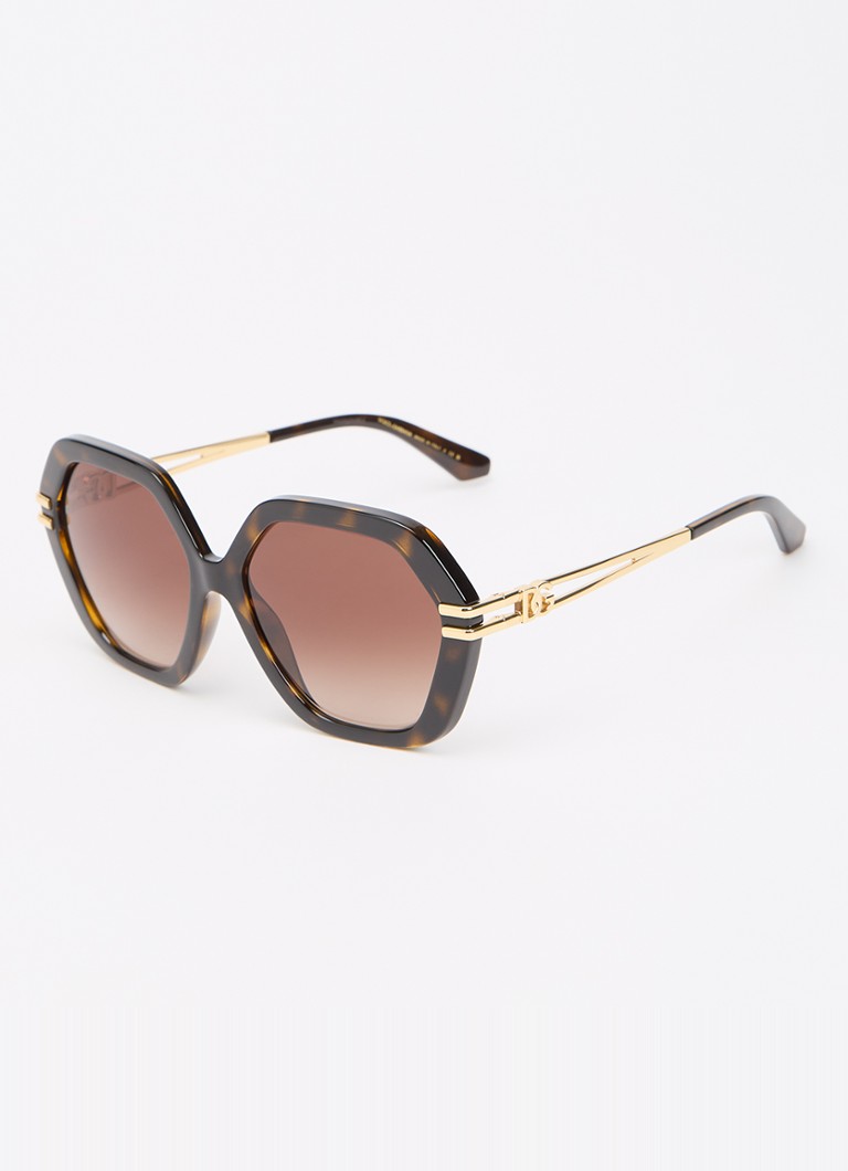 Dolce & Gabbana Dames Butterfly zonnebril DG6210 Bruin - Deal