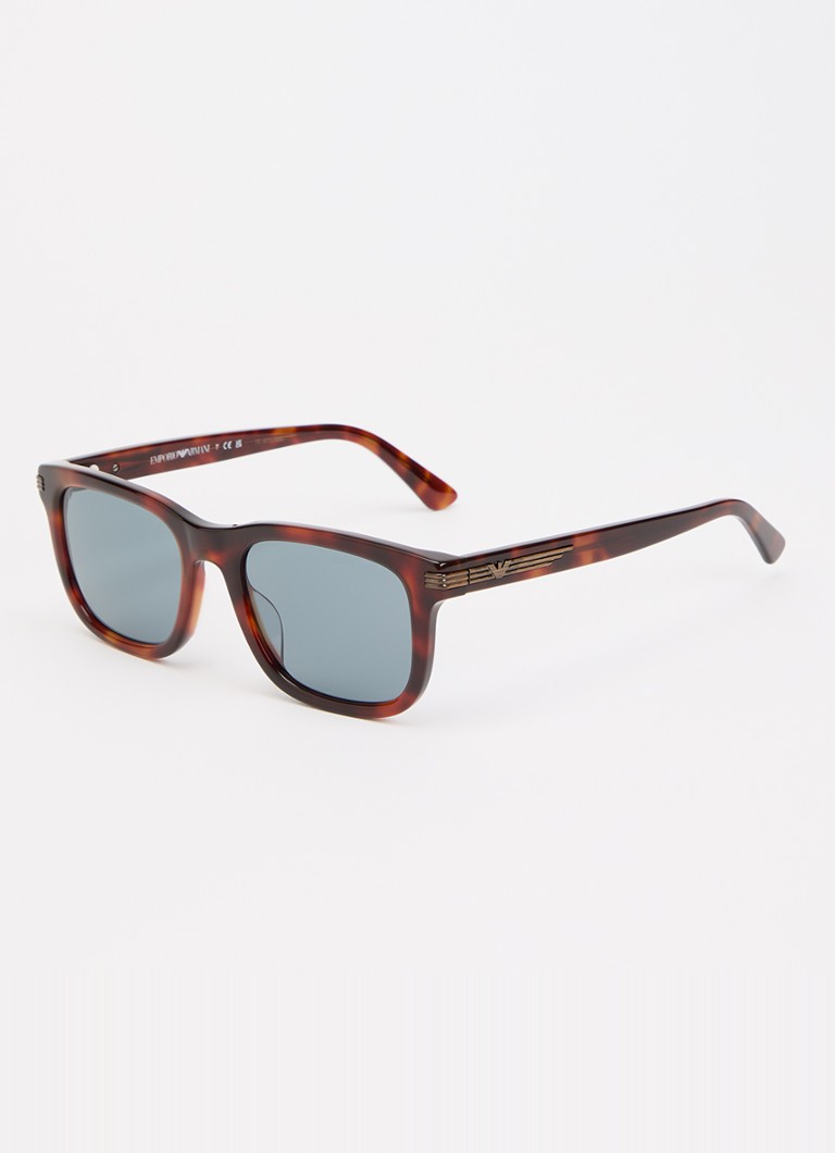 Armani Heren Wayfarer zonnebril EA4282U Bruin - Deal
