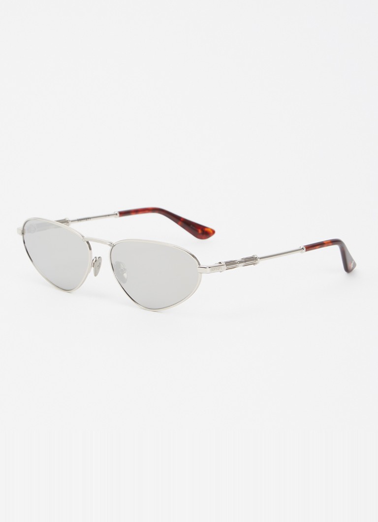 Ferrari Heren Cat Eye zonnebril FH1038 Zilver - Deal