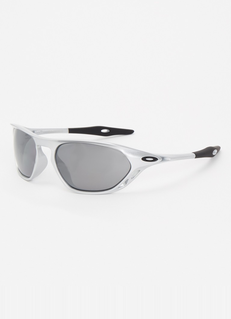 Oakley Heren Sport zonnebril gepolariseerd OO9541 Zilver - Deal