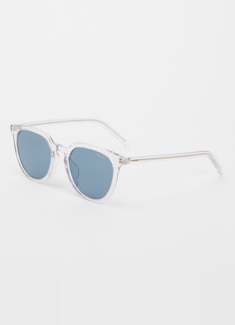 Prada Heren Wayfarer zonnebril PR D15SD Transparant - Deal