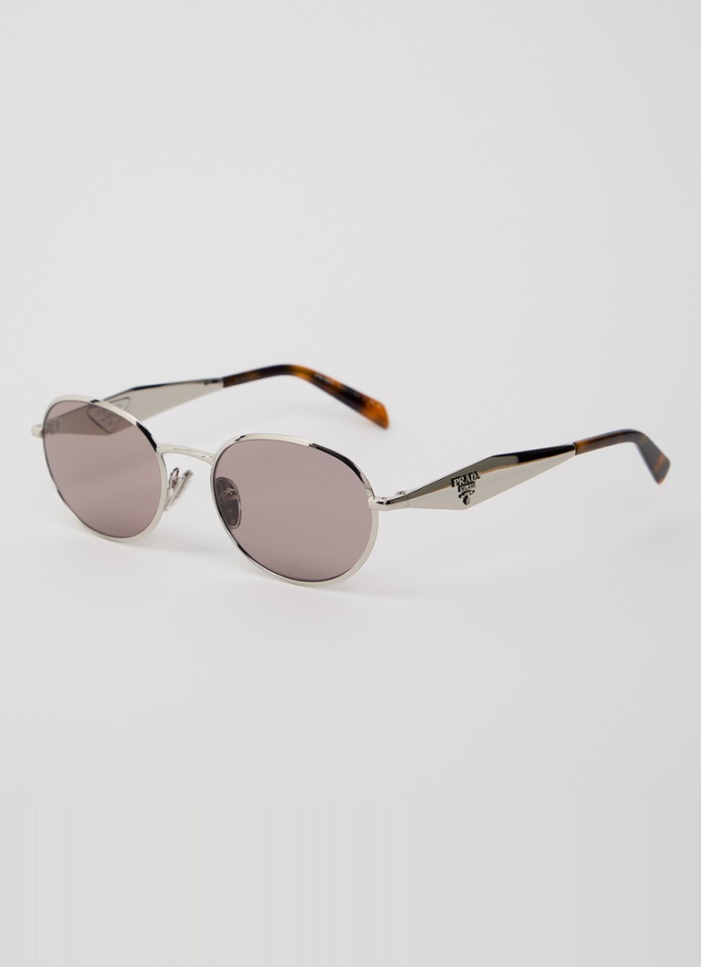 Prada Dames Retro zonnebril PRD57S Zilver - Deal