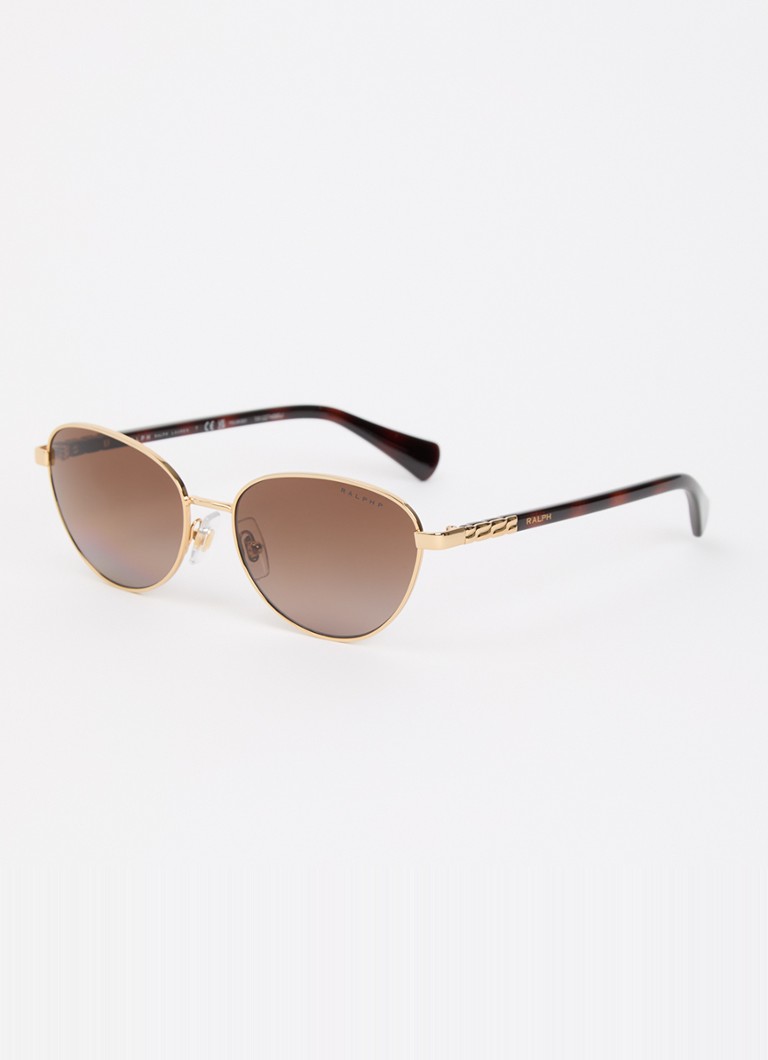 Ralph Lauren Dames Retro zonnebril gepolariseerd RA4150 Goud - Deal