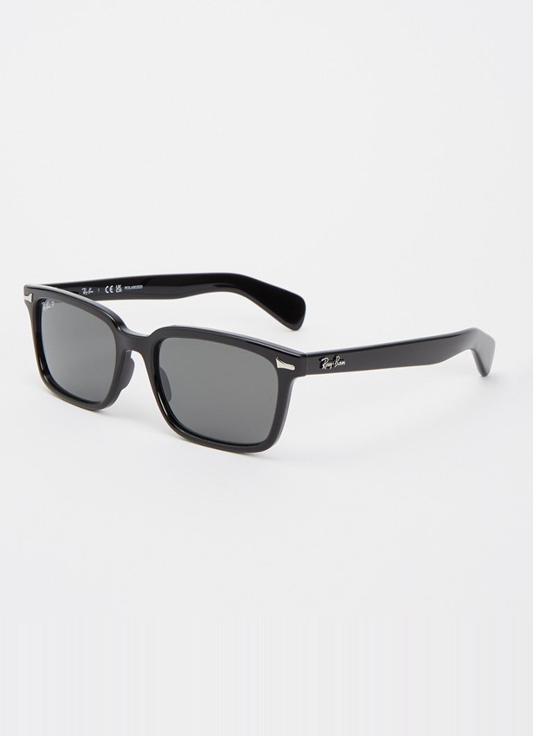 Ray-Ban Dames Wayfarer zonnebril gepolariseerd RB2234 Diepzwart - Deal