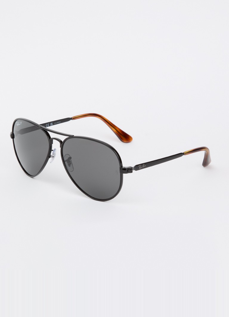 Ray-Ban Heren Aviator Max zonnebril RB3925 Zwart - Deal