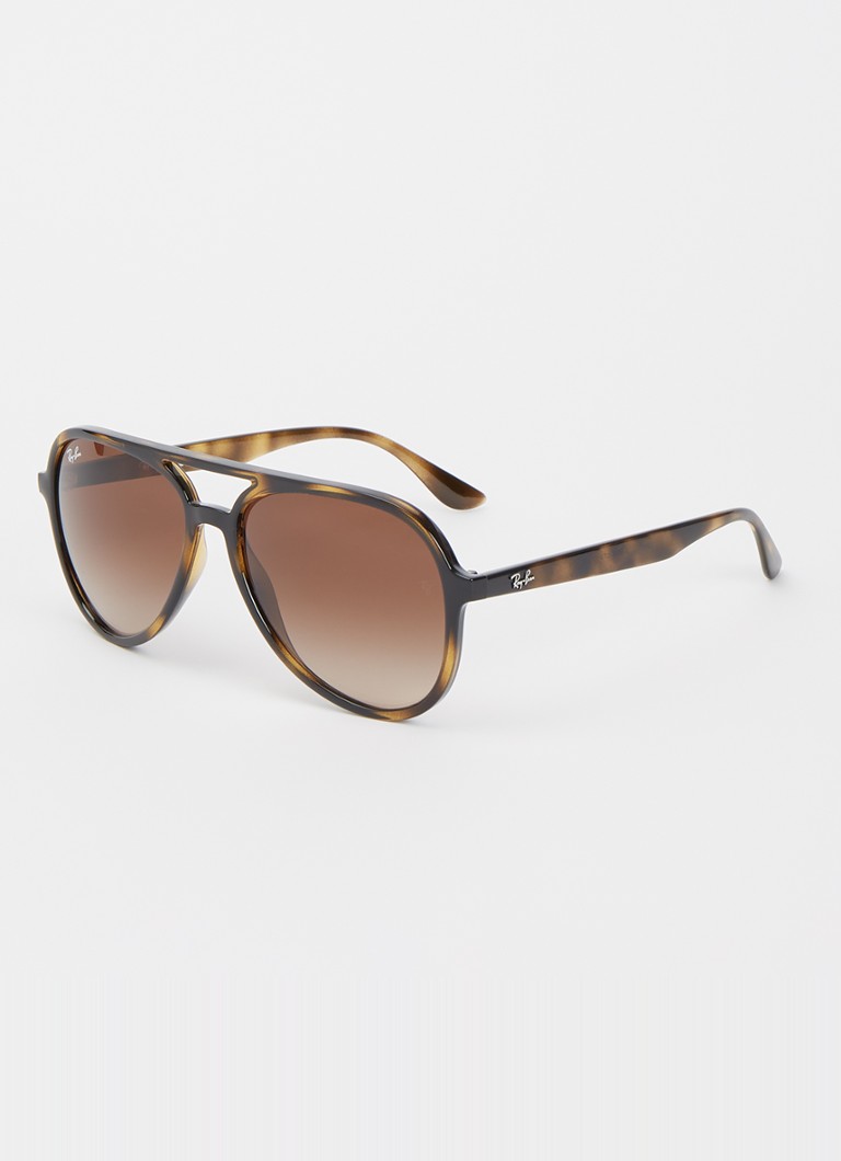 Ray-Ban Dames Piloten zonnebril RB4376 Donkerbruin - Deal