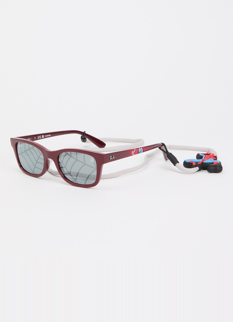 Ray-Ban Kinderen Wayfarer zonnebril RB9086S Donkerrood - Deal