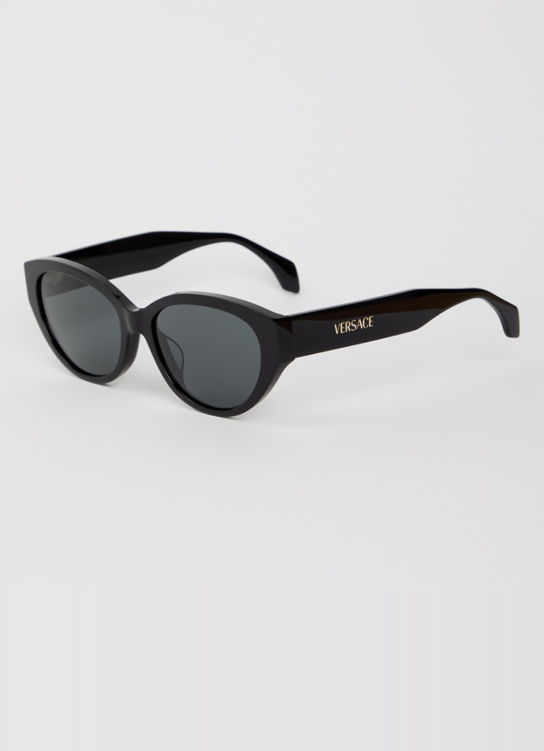 Versace Dames Cat Eye zonnebril VE4495D Zwart - Deal