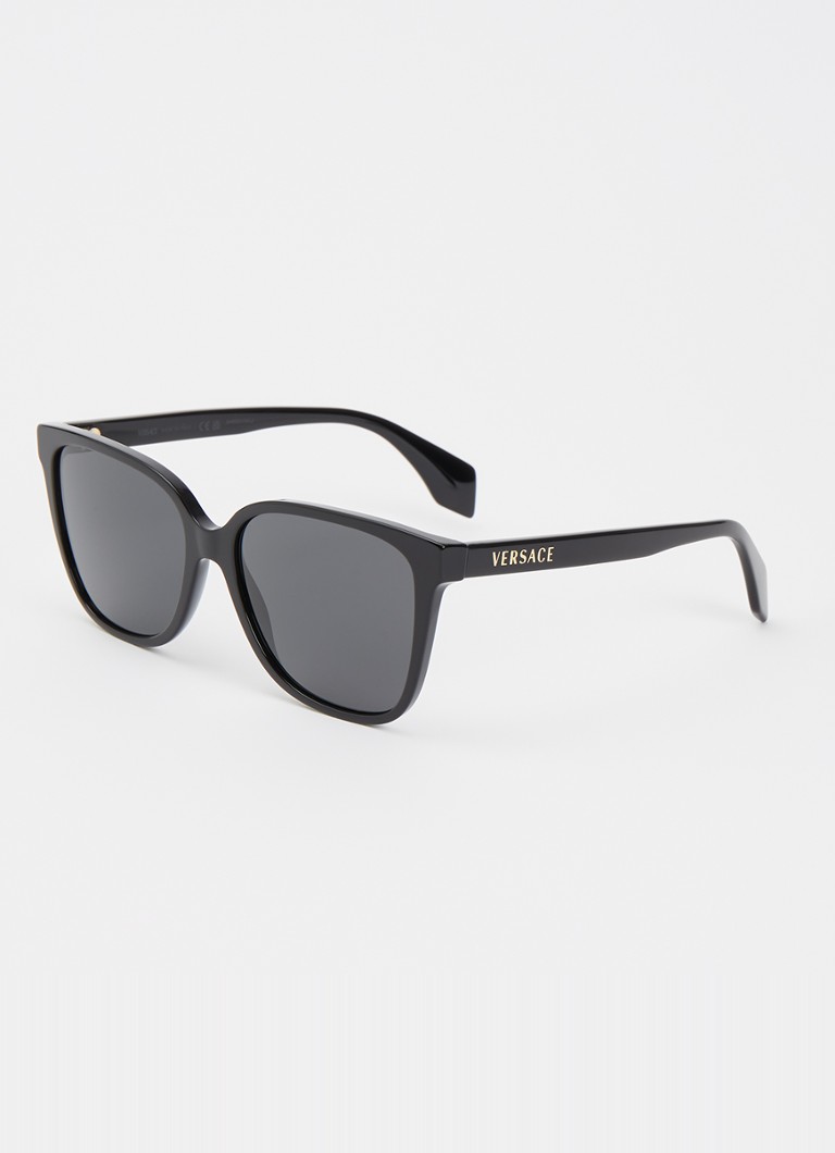 Versace Dames Wayfarer zonnebril VE4523 Zwart - Deal
