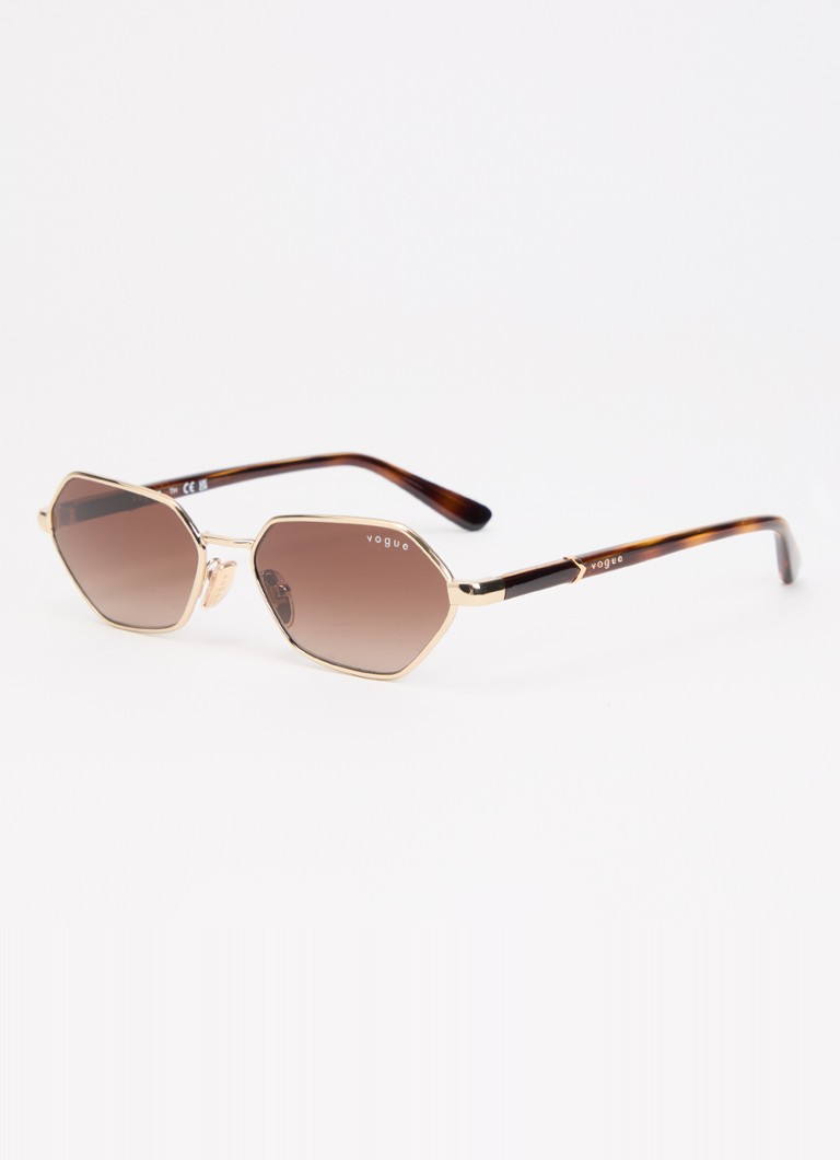 VOGUE Dames Retro zonnebril VO4349S Goud - Deal